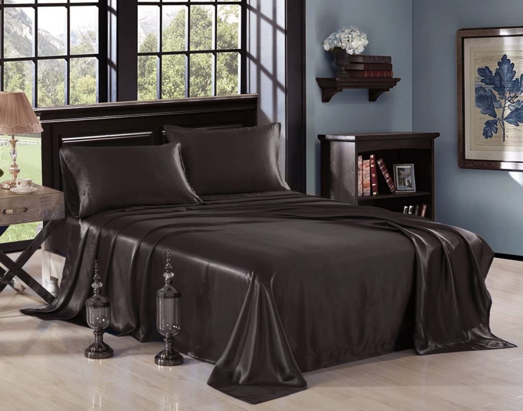 Honeymoon Luxury Satin Bed Sheet Set