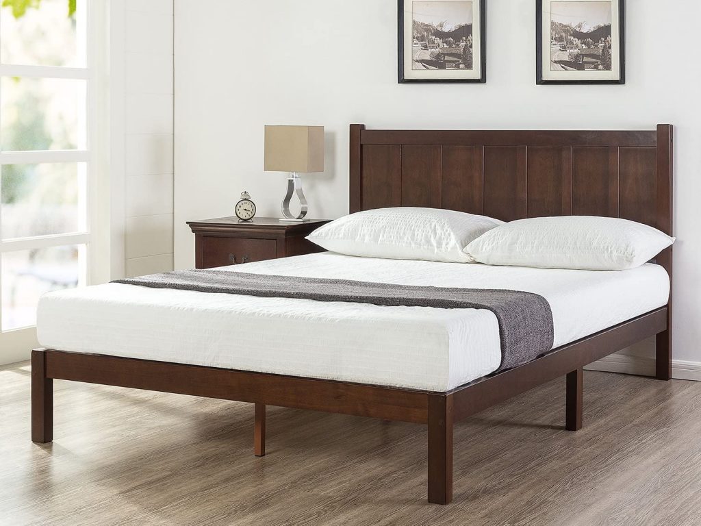 Zinus Adrian Wood Rustic Style Platform Bed