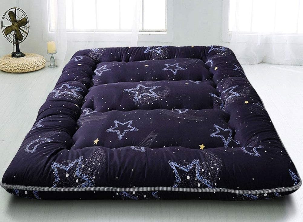 Black Moon and Star floor mattress