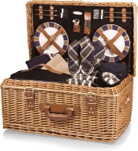 Windsor Luxury Wicker Picnic Basket