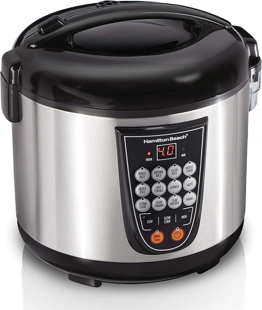 Hamilton Beach Digital Programmable Rice and Slow Cooker