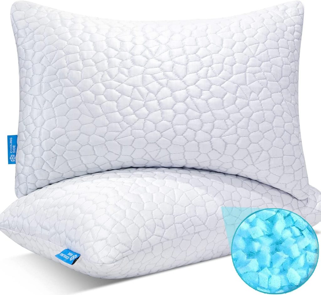 Luxury Bamboo Bed Pillows for Side Back Sleepers