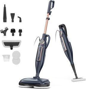 DEVOAC VM6 Scrubbing Steam Mop with Rotating Mop Pads